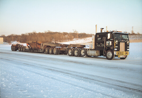 Art Cromey’s new Cozad trailer in November.